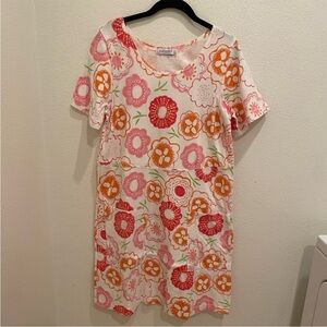 Vintage Fresh Produce Floral Dress – Size Medium – Made in USA – Preloved